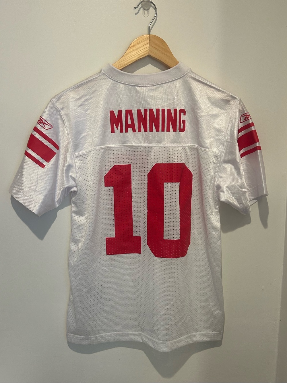 Vintage New York Giants Eli Manning NFL Reebok Jersey Youth L